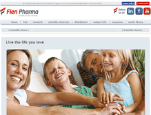 Tablet Screenshot of flenpharma.com
